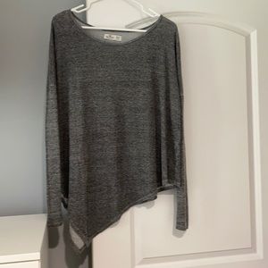 Hollister Grey A-Symmetrical Top